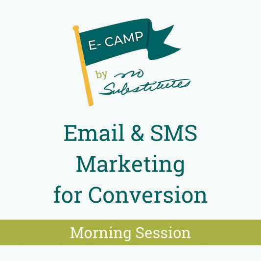 E-Camp by No Substitutes: Email & SMS Marketing for Conversion - Morning Session